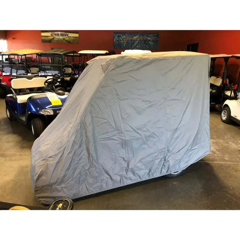 2 Passenger Golf Cart Storage Cover for E-Z-GO 2FIVE, Grey