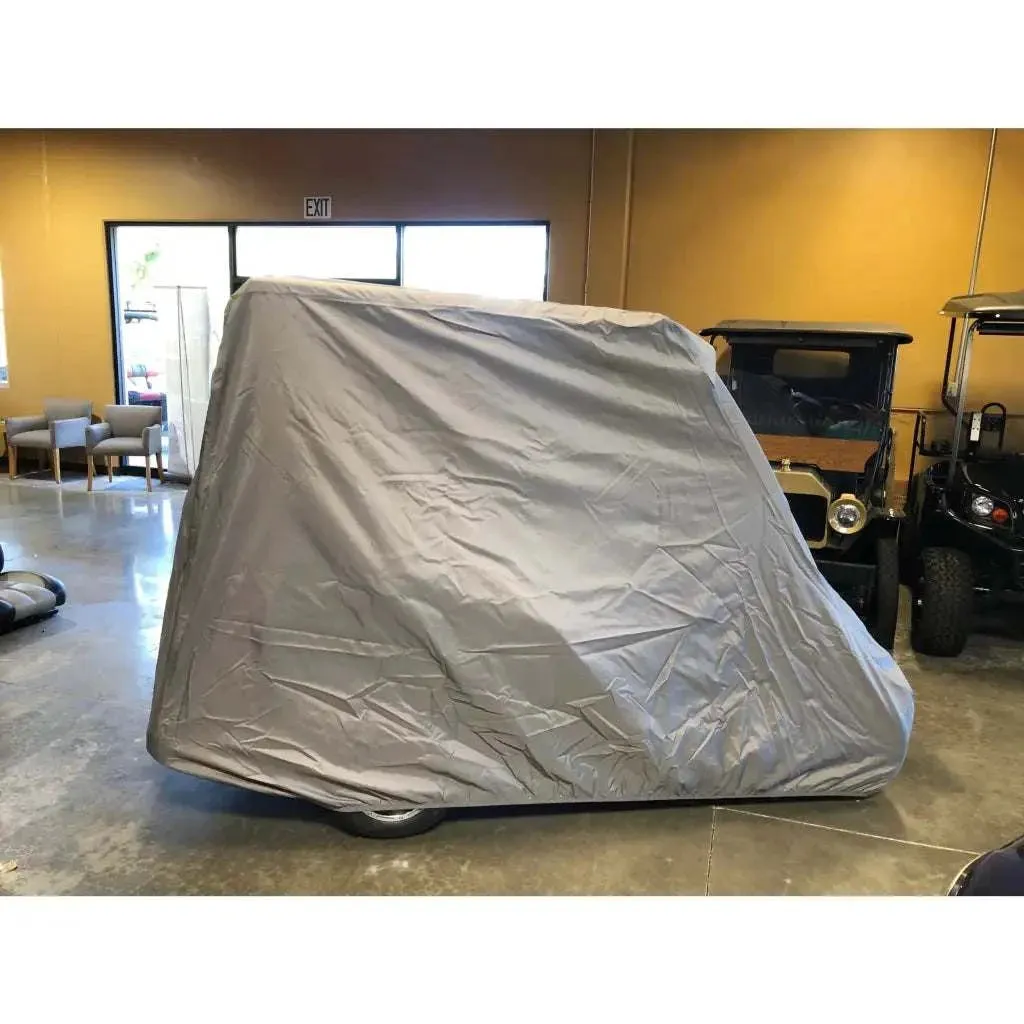 2 Passenger Golf Cart Storage Cover for E-Z-GO 2FIVE, Grey