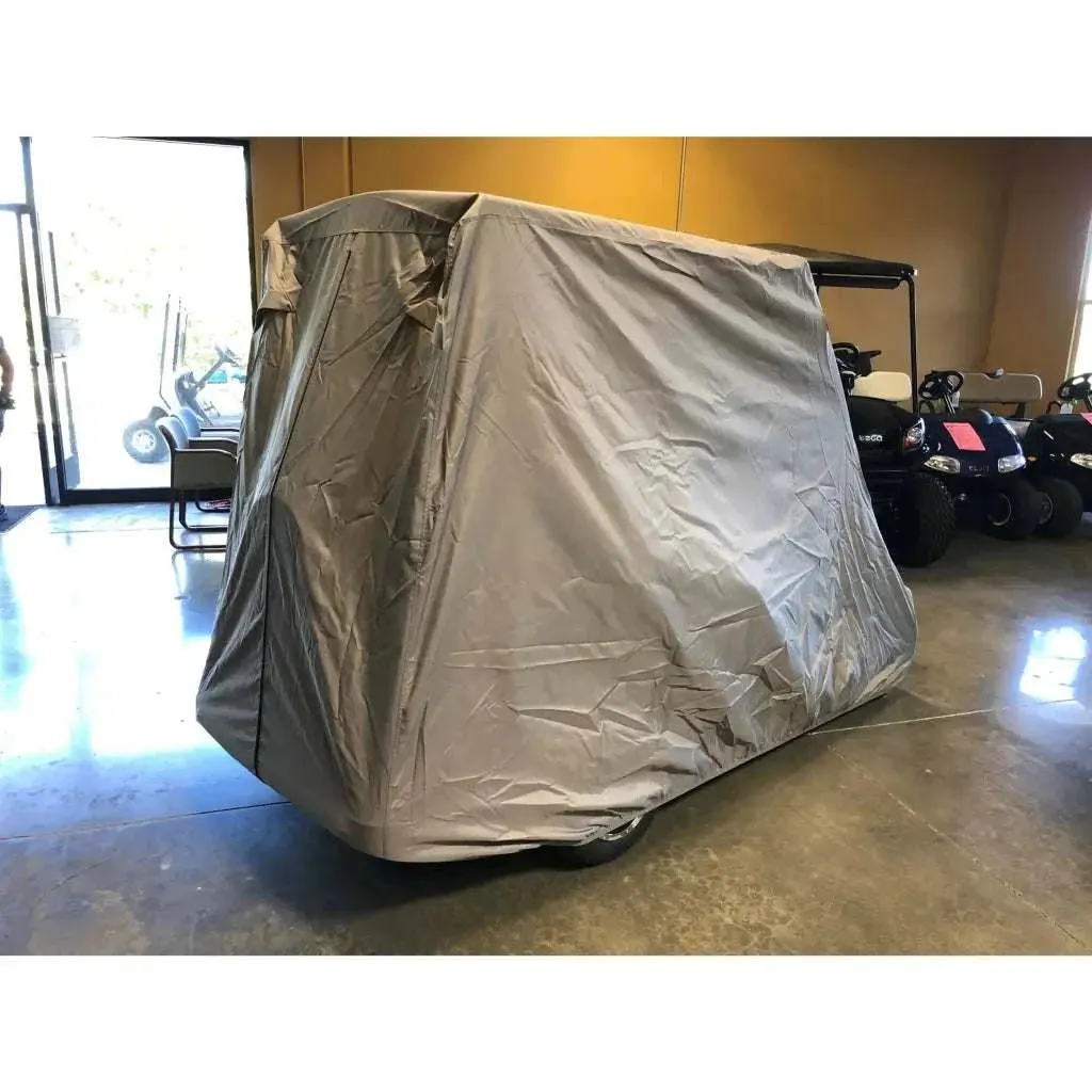 2 Passenger Golf Cart Storage Cover for E-Z-GO 2FIVE, Grey