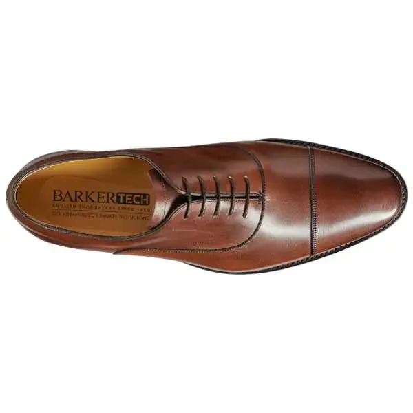40% OFF BARKER Wright Shoes - Mens Oxford Style - Walnut Calf - Size: UK 11