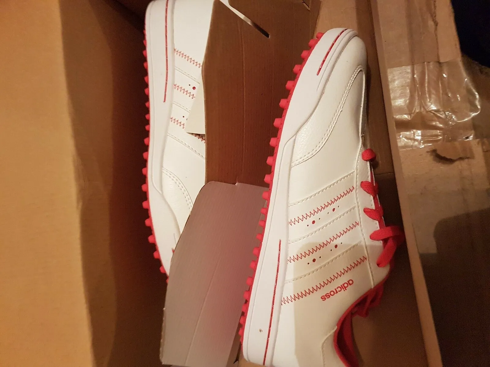 Adidas Golf Junior adicross V Shoes Size 4 UK
