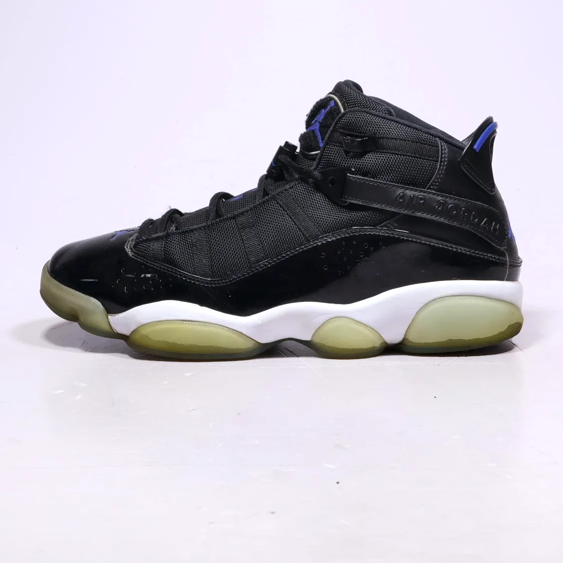 Air Jordan 6 Rings Space Jam 12 High-Top Sneakers Fabric Black Colour For Men