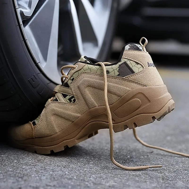 Anti-smashing And Anti-puncture Safety Wear-resistant Protective Work Shoes Men