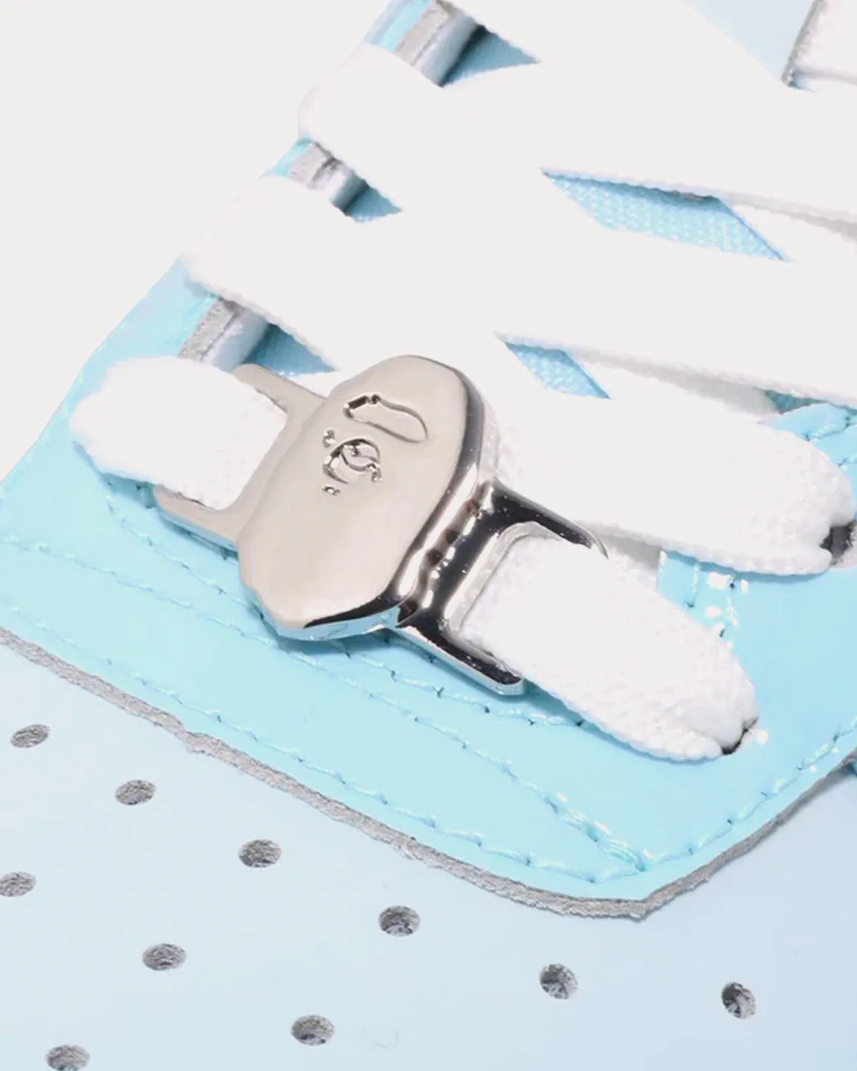 Bape Sta Colors Light Blue Low Top Sneakers