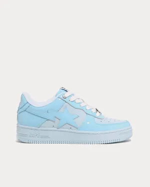 Bape Sta Colors Light Blue Low Top Sneakers