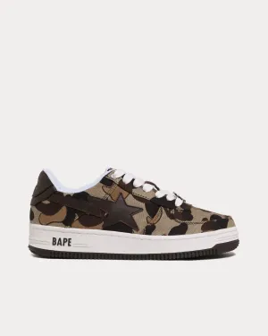 Bape Sta Cookie Camo 2 Brown / Multi Low Top Sneakers