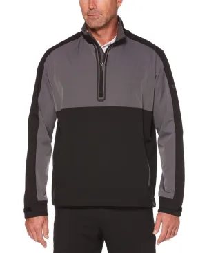 Big & Tall Swing Tech™ 1/4 Zip Color Block Windshirt