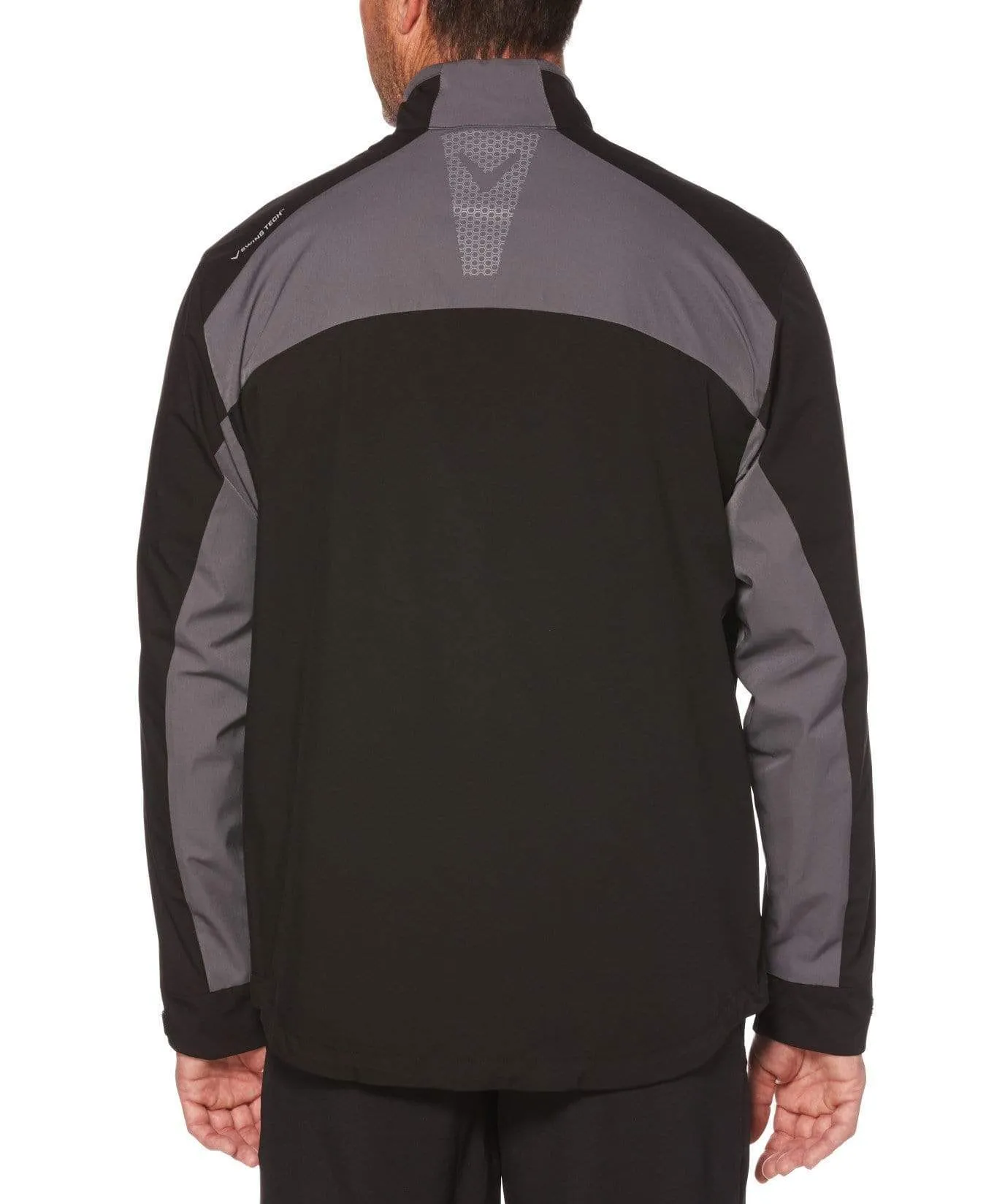 Big & Tall Swing Tech™ 1/4 Zip Color Block Windshirt