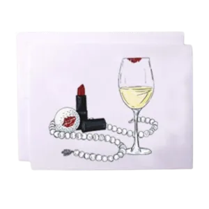 Bloom Designs Notecards - Lipstick & Wine