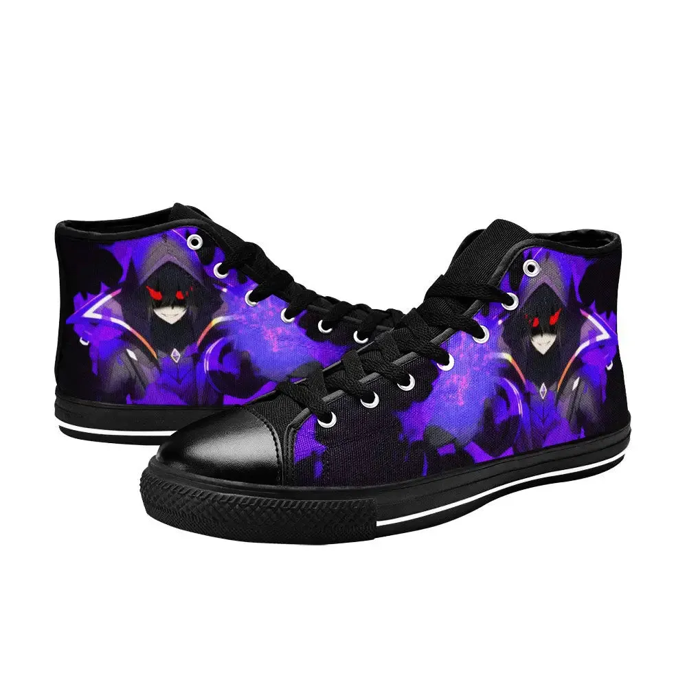 Cid The Eminence in Shadow Garden Shoes High Tops Sneakers for Kids and Adults
