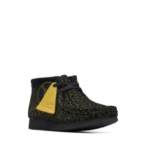 Clarks Originals Wallabee Boots Go O Kids Black Suede Pokemon 26172690