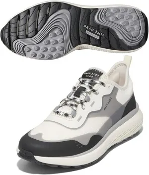 Cole Haan Zerogrand Fairway Golf Ivory/Black/Ivory Lace Up Low Top Sneakers