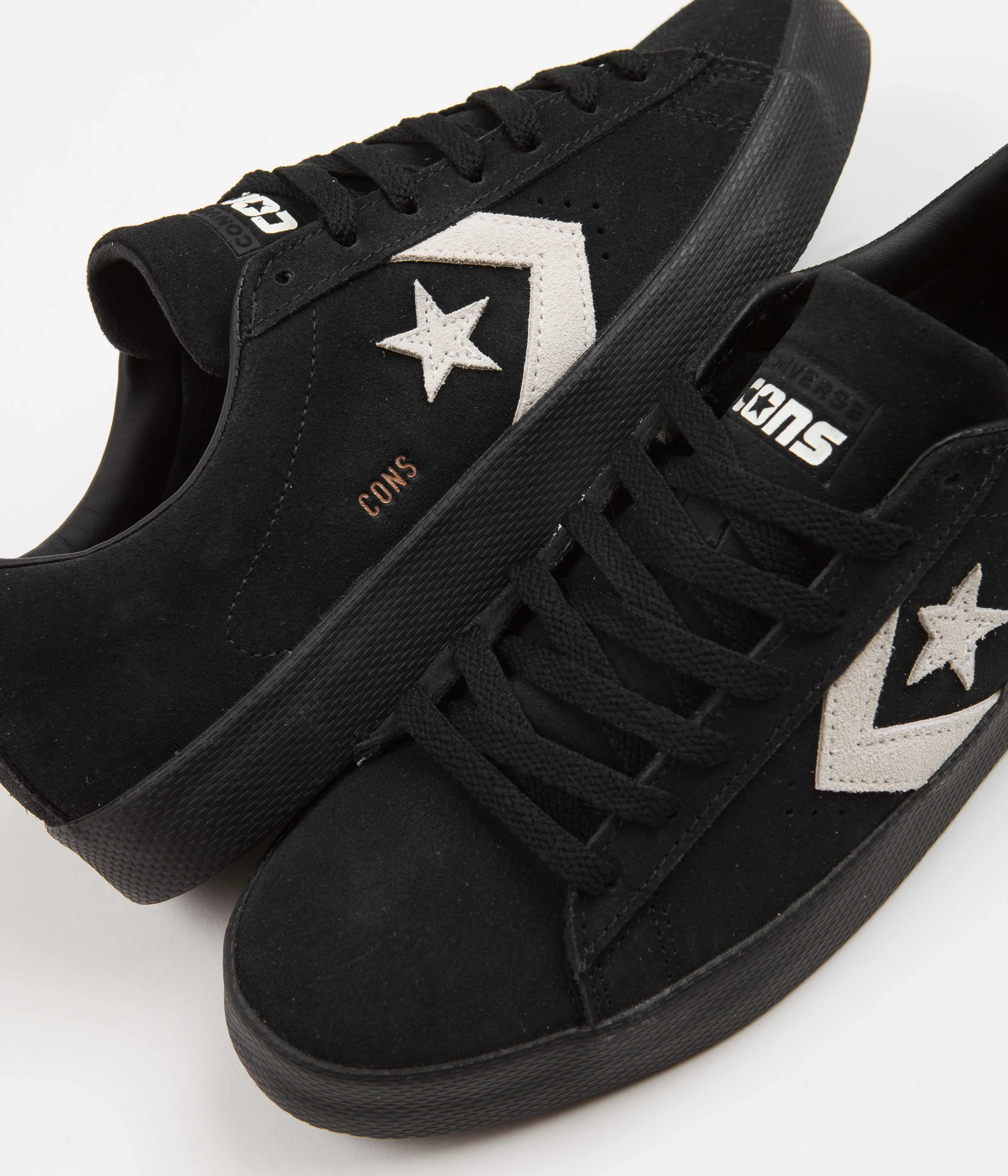 Converse Pro Leather Vulcanized Pro Ox Shoes - Black / Egret / Black