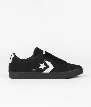 Converse Pro Leather Vulcanized Pro Ox Shoes - Black / Egret / Black