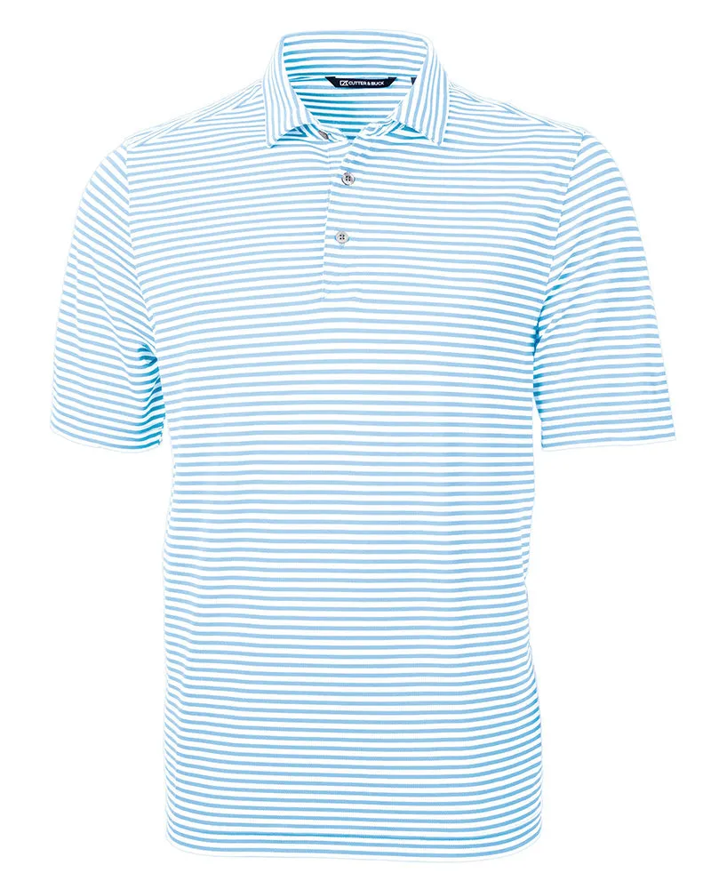 Cutter & Buck Virtue Eco Pique Stripe Recycled Polo
