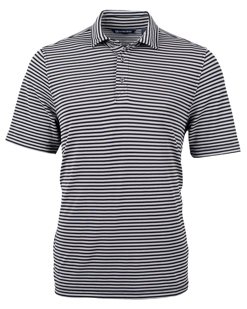Cutter & Buck Virtue Eco Pique Stripe Recycled Polo