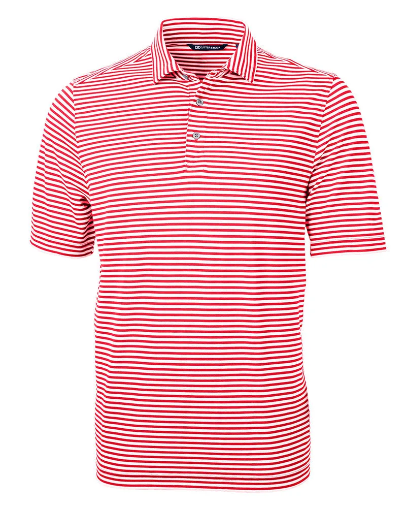 Cutter & Buck Virtue Eco Pique Stripe Recycled Polo
