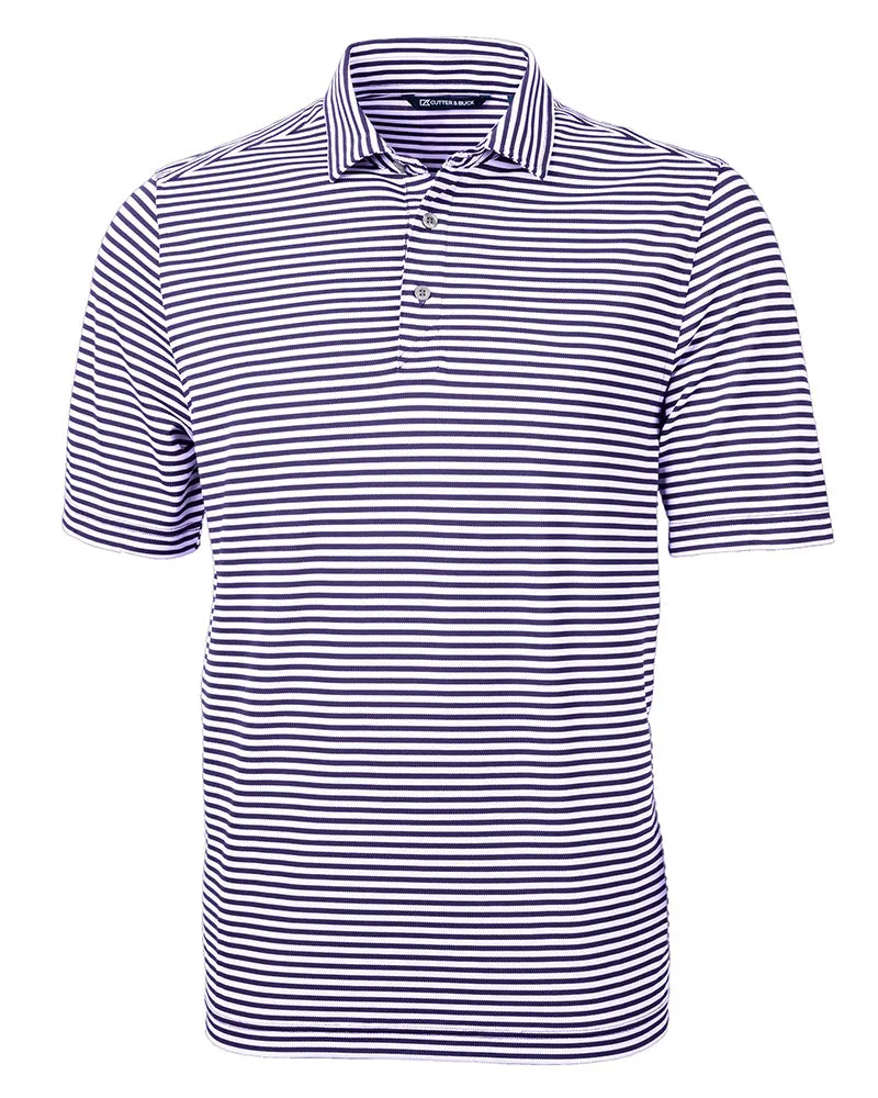Cutter & Buck Virtue Eco Pique Stripe Recycled Polo