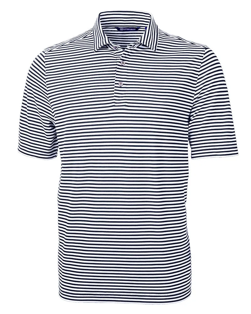 Cutter & Buck Virtue Eco Pique Stripe Recycled Polo