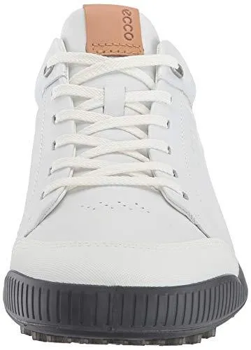 ECCO Men's Street Retro Hydromax Golf Shoe Bright White 46 M EU (12-12.5 US)