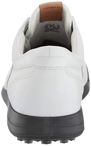 ECCO Men's Street Retro Hydromax Golf Shoe Bright White 46 M EU (12-12.5 US)