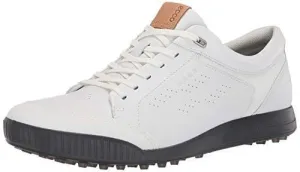 ECCO Men's Street Retro Hydromax Golf Shoe Bright White 46 M EU (12-12.5 US)