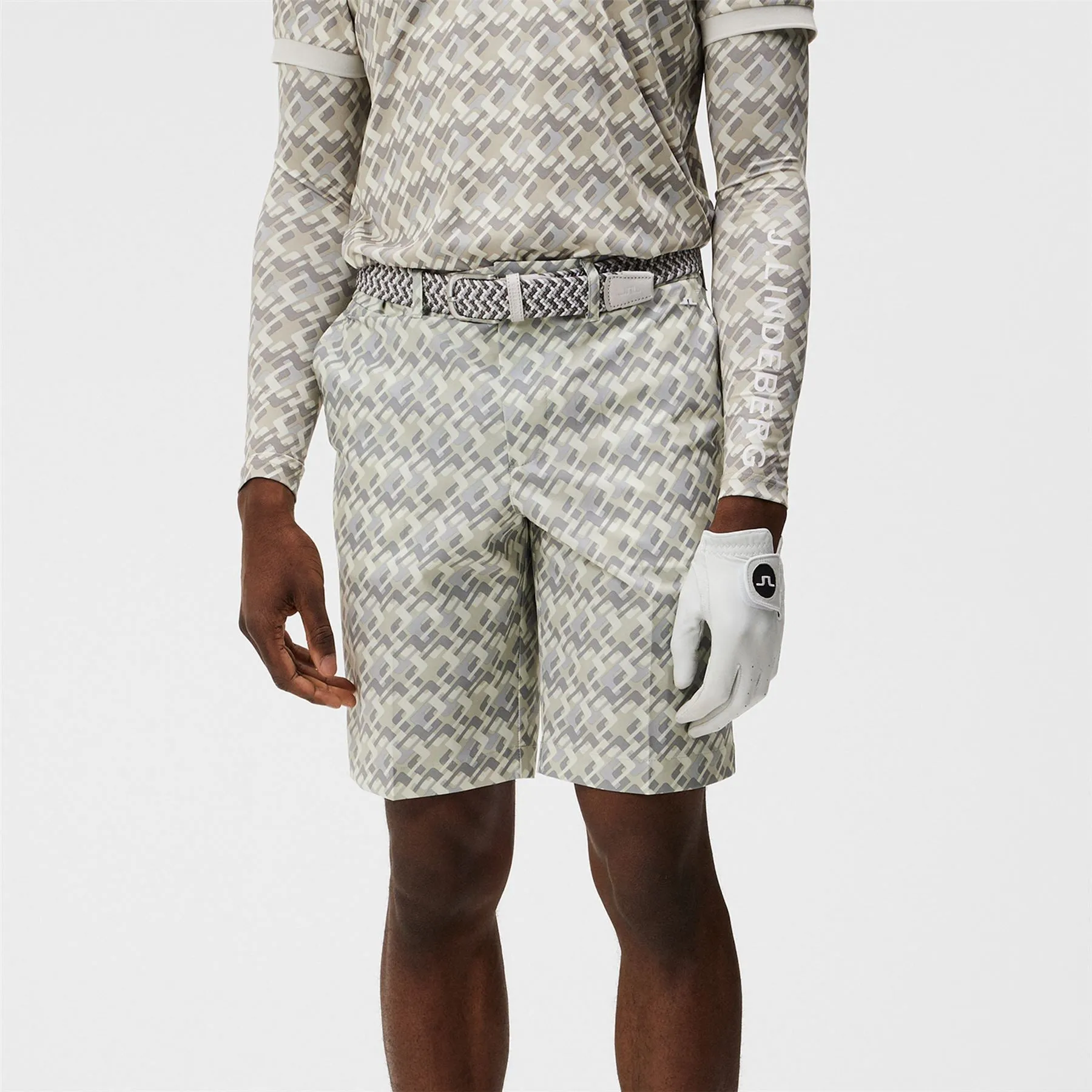 Eloy Print Shorts JL Micro Bridge Grey - AW23