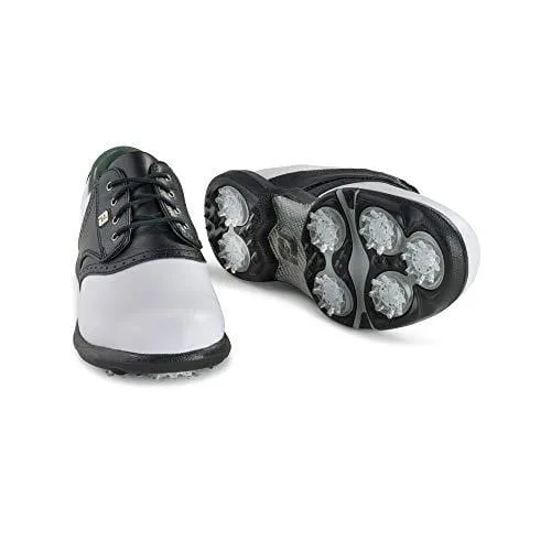 FootJoy Women's DryJoys Kiltie-Previous Season Style Golf Shoes White 10 M Black, US