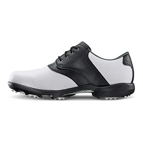 FootJoy Women's DryJoys Kiltie-Previous Season Style Golf Shoes White 10 M Black, US