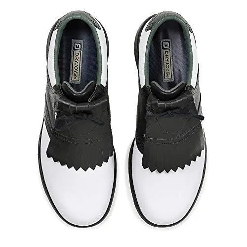 FootJoy Women's DryJoys Kiltie-Previous Season Style Golf Shoes White 10 M Black, US