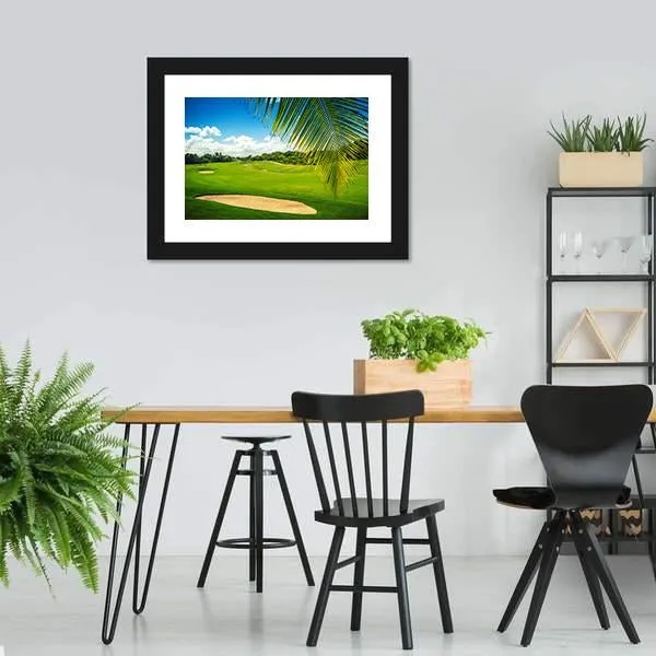 Golf Court In Punta Cana Canvas Wall Art
