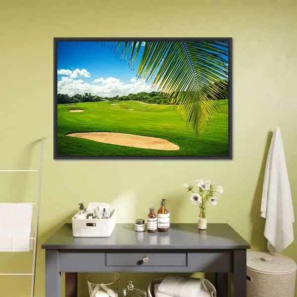 Golf Court In Punta Cana Canvas Wall Art