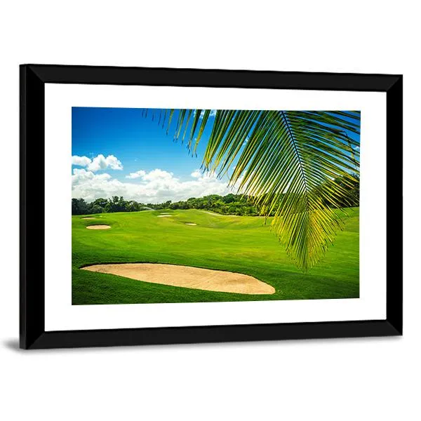 Golf Court In Punta Cana Canvas Wall Art