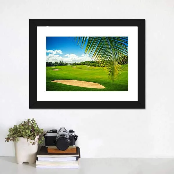 Golf Court In Punta Cana Canvas Wall Art