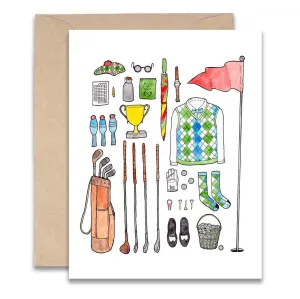 Golf gear Card