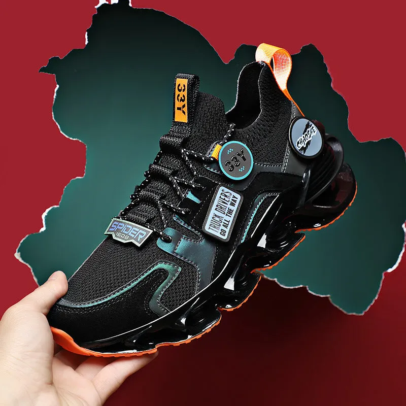 Hollow Blade Shock Absorption Sports Shoes Summer Breathable