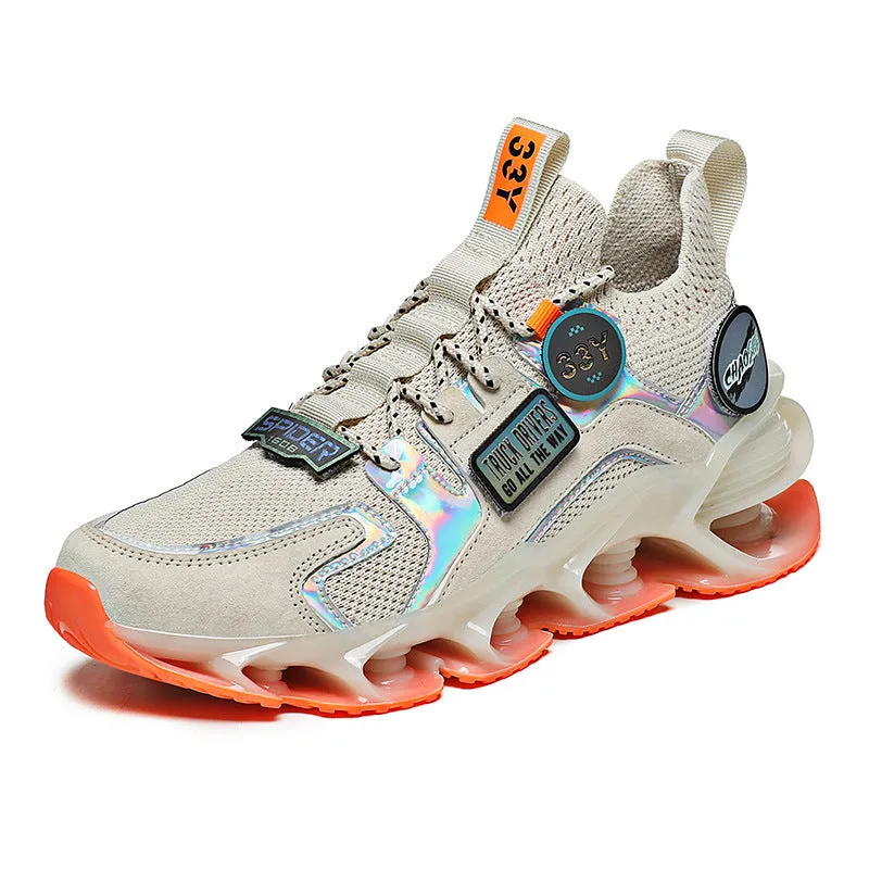 Hollow Blade Shock Absorption Sports Shoes Summer Breathable