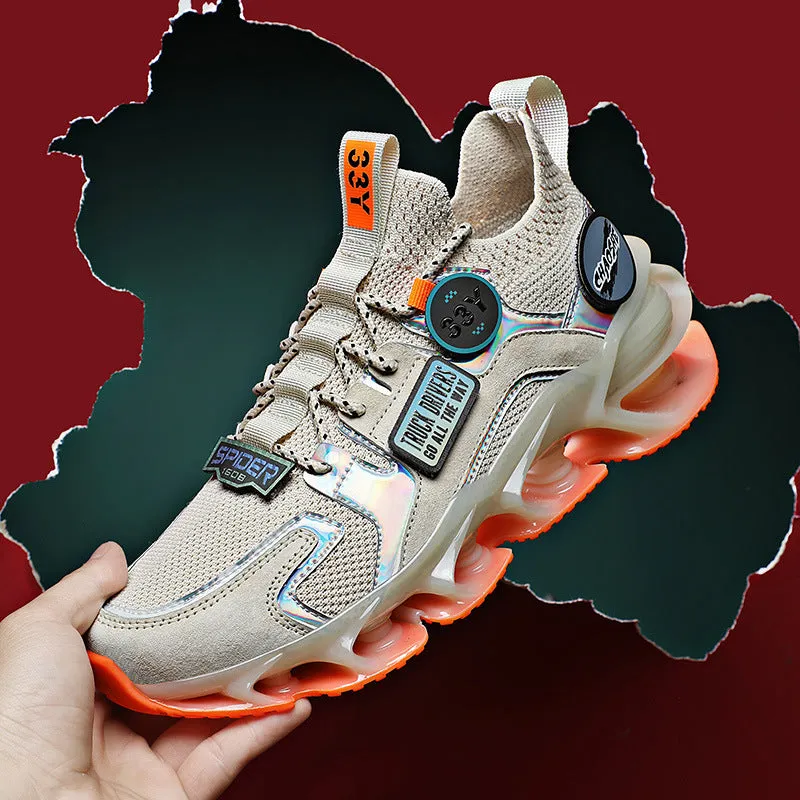 Hollow Blade Shock Absorption Sports Shoes Summer Breathable