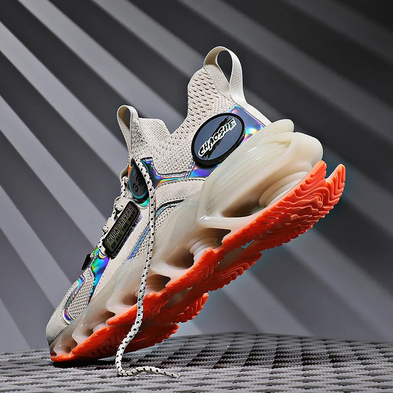Hollow Blade Shock Absorption Sports Shoes Summer Breathable