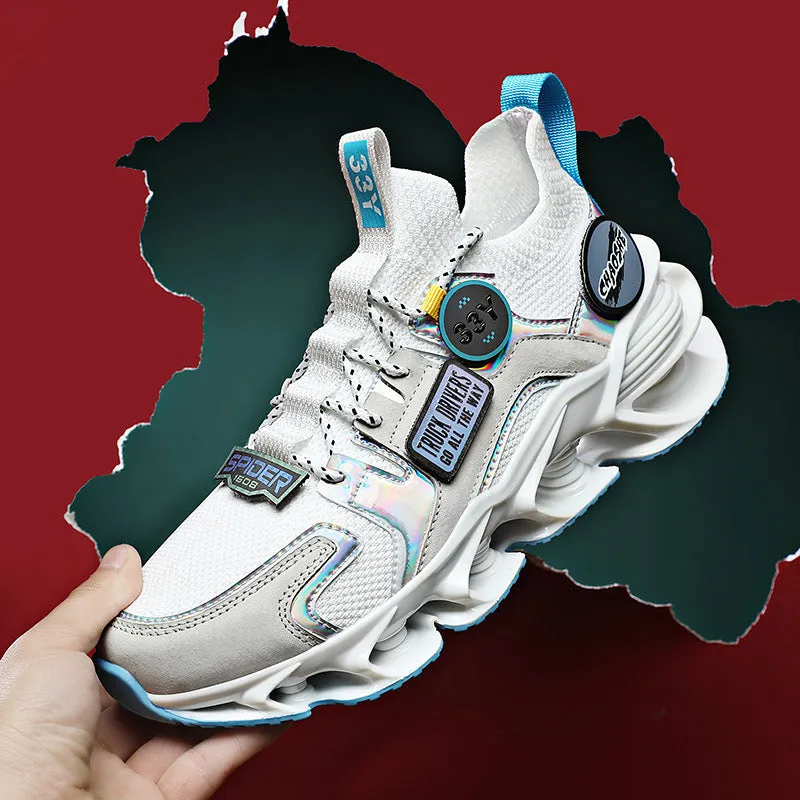 Hollow Blade Shock Absorption Sports Shoes Summer Breathable