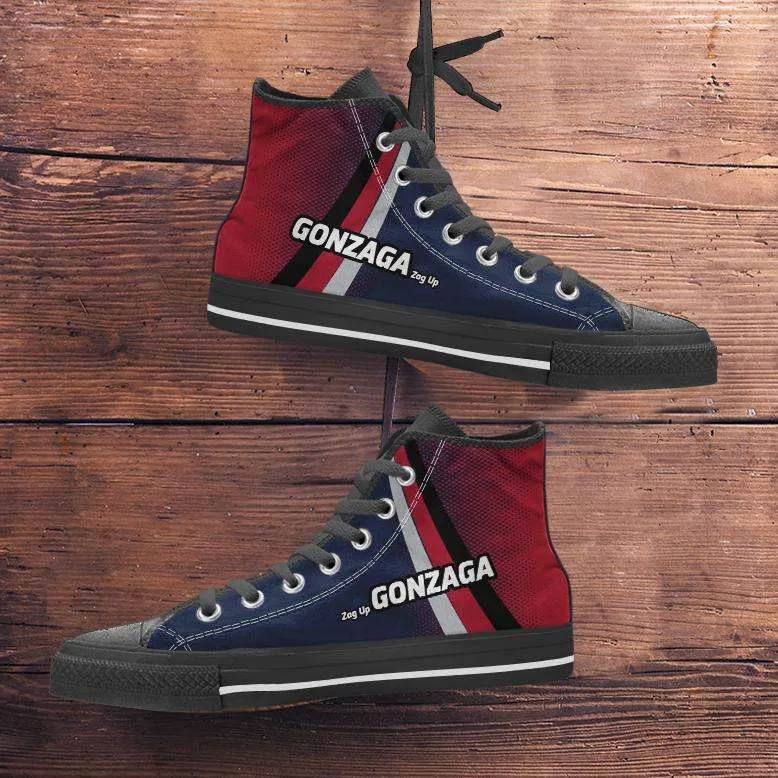 Houston 'H Town Coog' Cougars Basketball Fan Canvas High Top Shoes