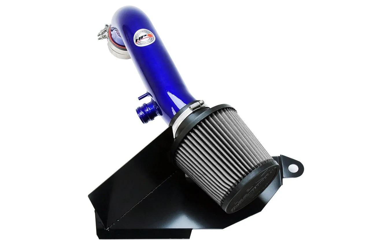 HPS Short Ram Air Intake 827-577BL VW Golf 2015-17 Blue
