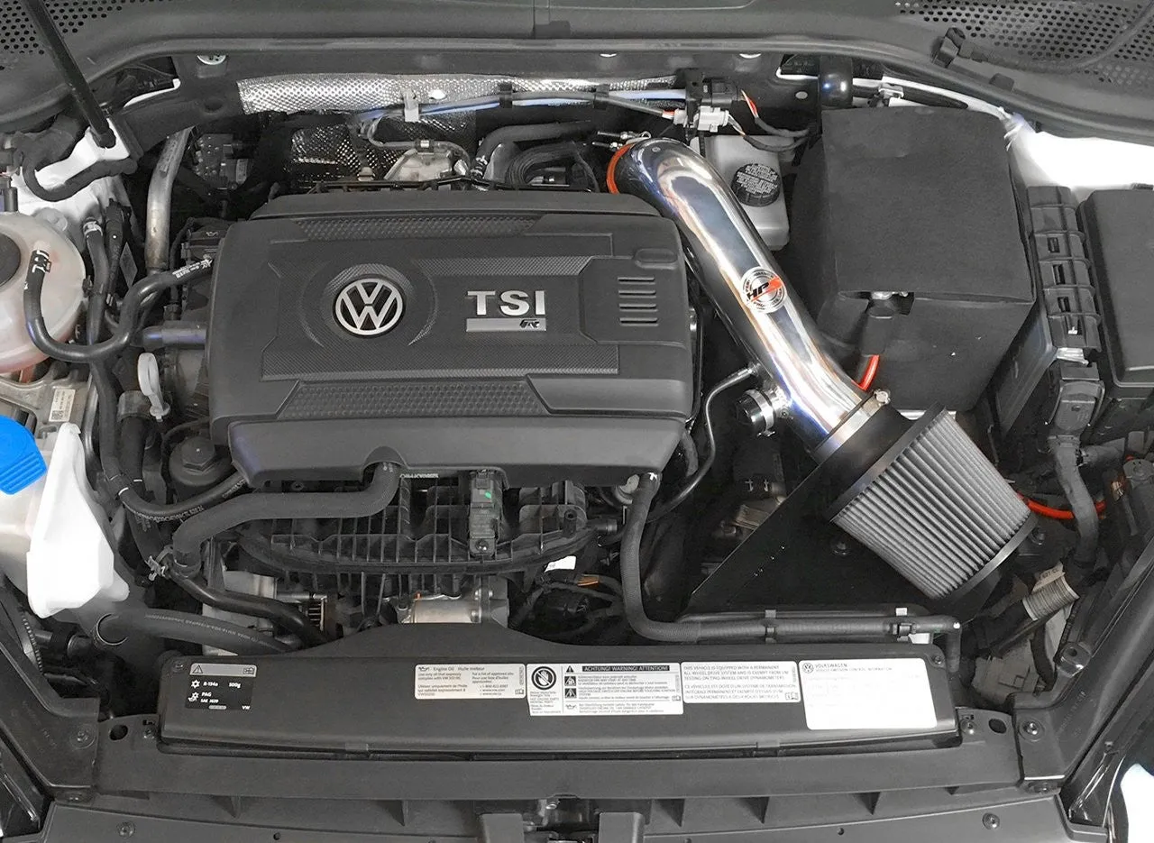 HPS Short Ram Air Intake 827-577BL VW Golf 2015-17 Blue
