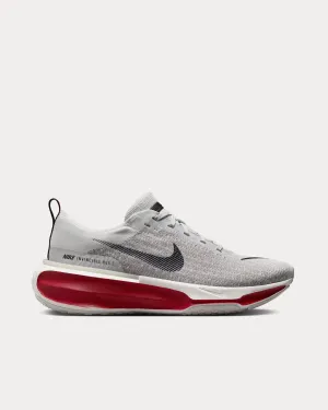 Invincible 3 White / Fire Red / Cement Grey / Black Running Shoes