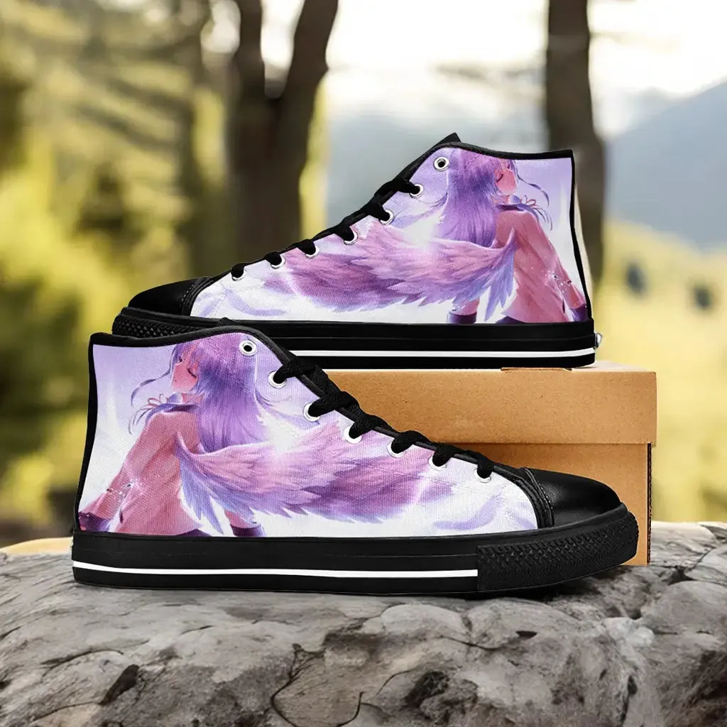Kanade Angel Beats Shoes High Top Sneakers for Kids and Adults