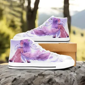 Kanade Angel Beats Shoes High Top Sneakers for Kids and Adults