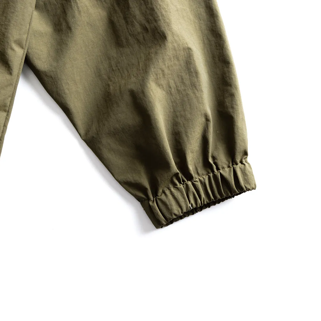Local GOLF | Nylon ZIP JKT | Water-repellent | Green