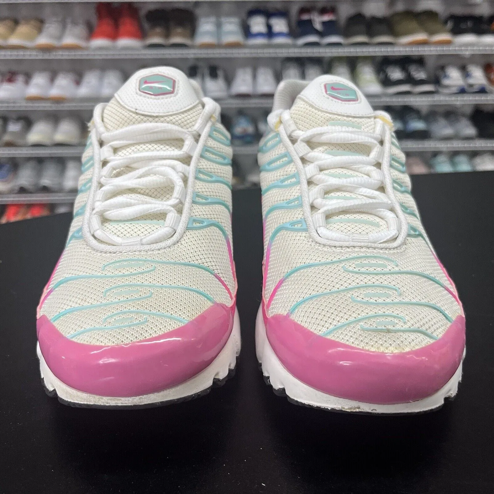 Nike Air Max Plus GS Sneakers Girls Tuned South Beach Size 7Y