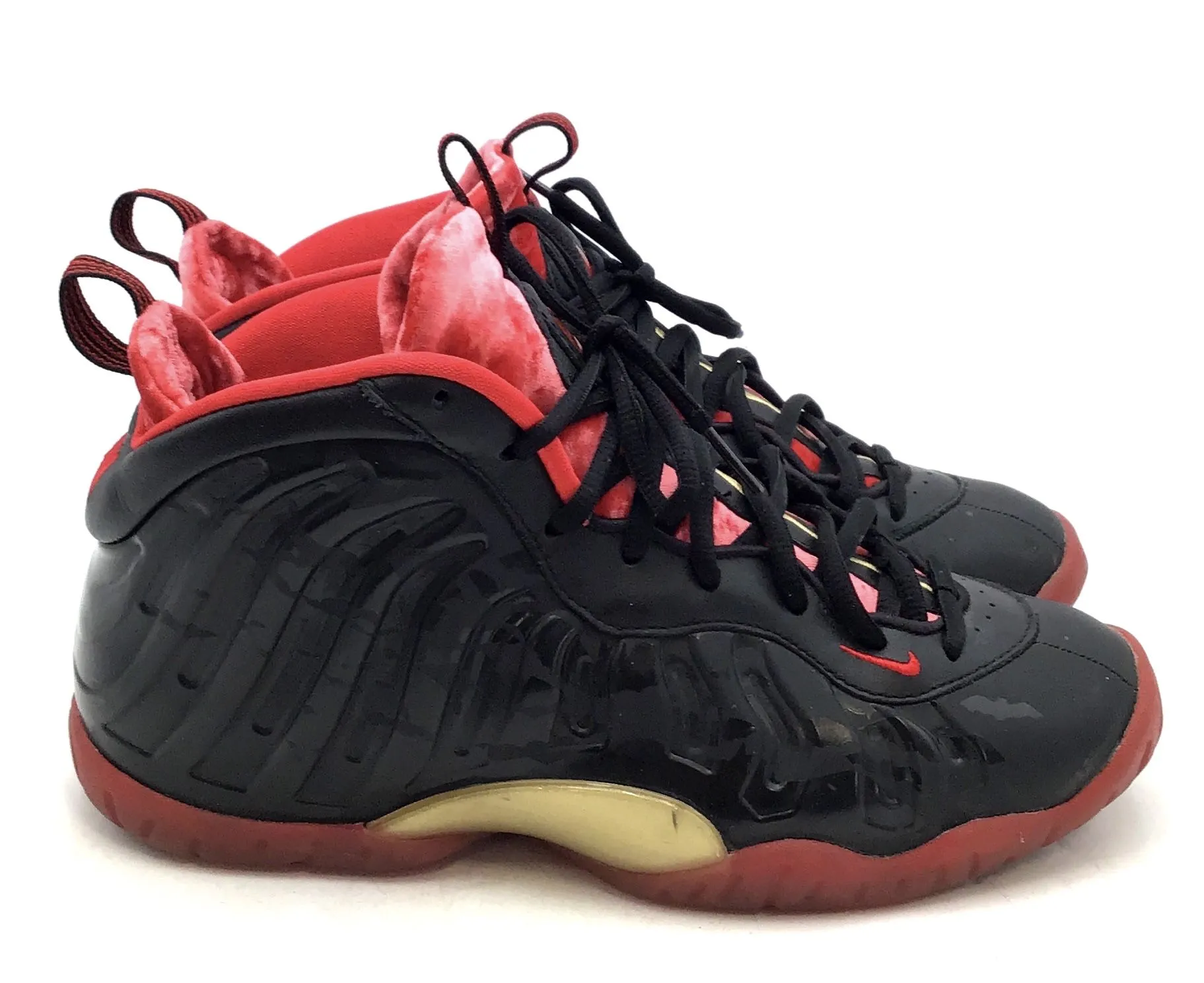 Nike Boys Air Nike Foamposite One 846077-003 Red Athletic Shoes - Size 7Y
