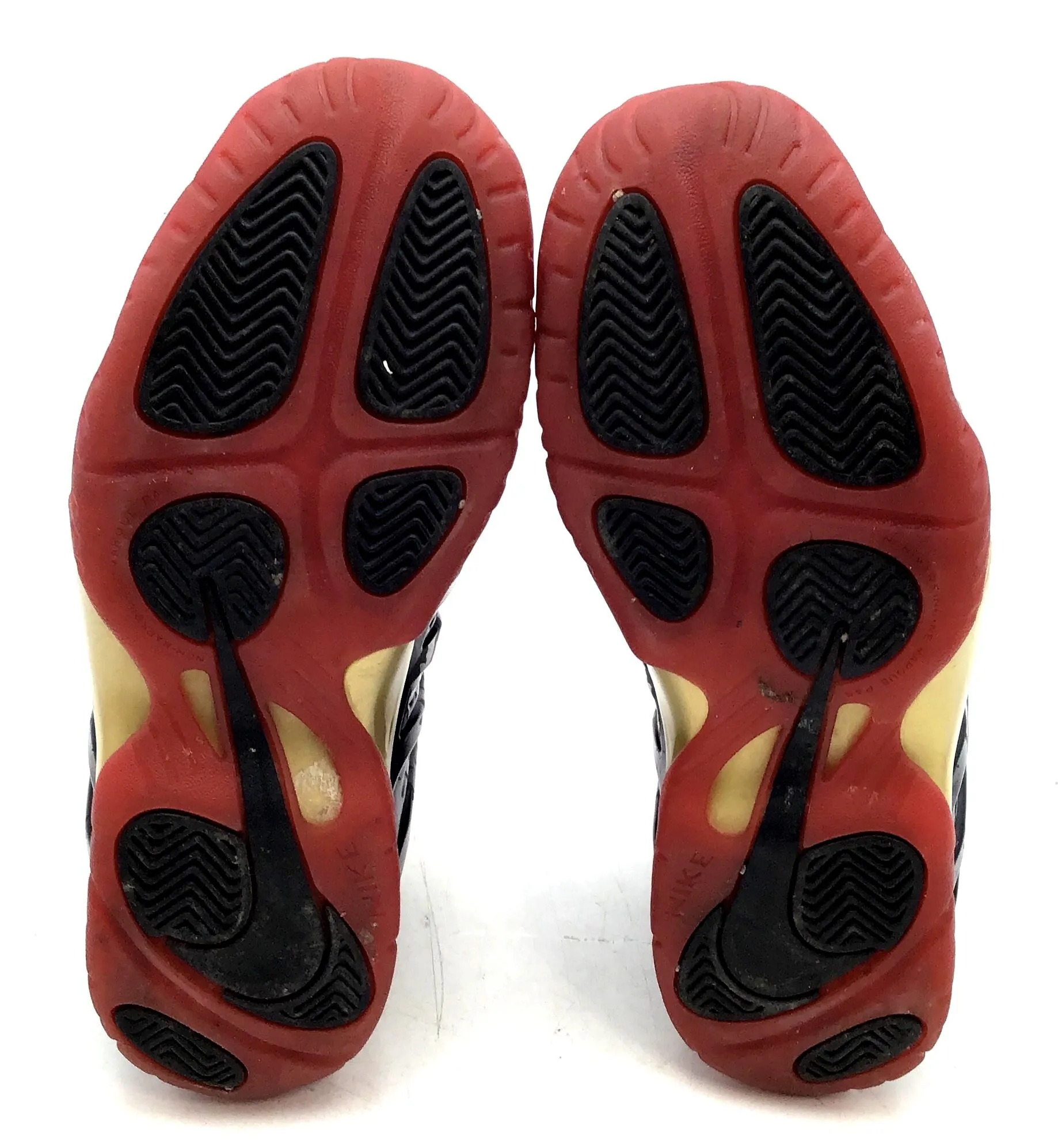 Nike Boys Air Nike Foamposite One 846077-003 Red Athletic Shoes - Size 7Y